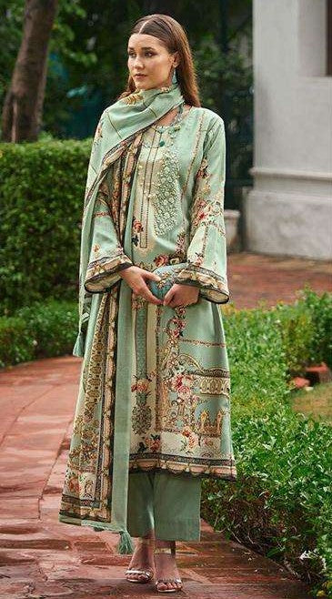 Fancy Work Pashmina Salwar Suit