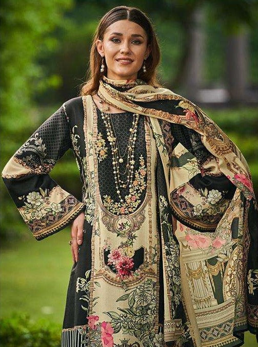 Fancy Work Pashmina Salwar Suit